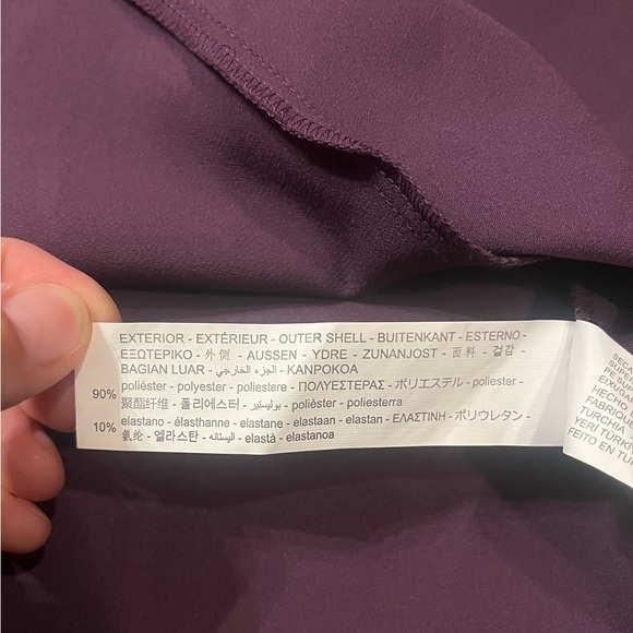 Zara Purple Tie Skirt‎ Size M - Picture 7 of 9